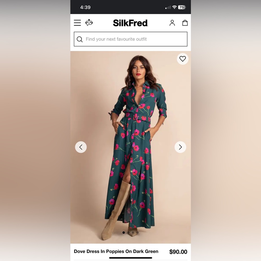 Dancing Leopard maxi dress